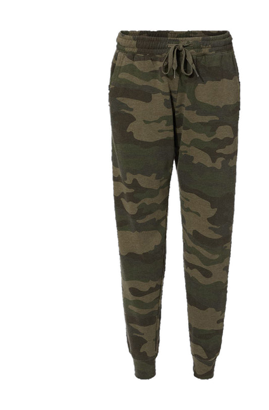 YTM Women's Camo Wash Sweatpants